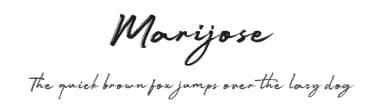 Marijose by FHFont — Script Handwritten Font — thumbnail 1