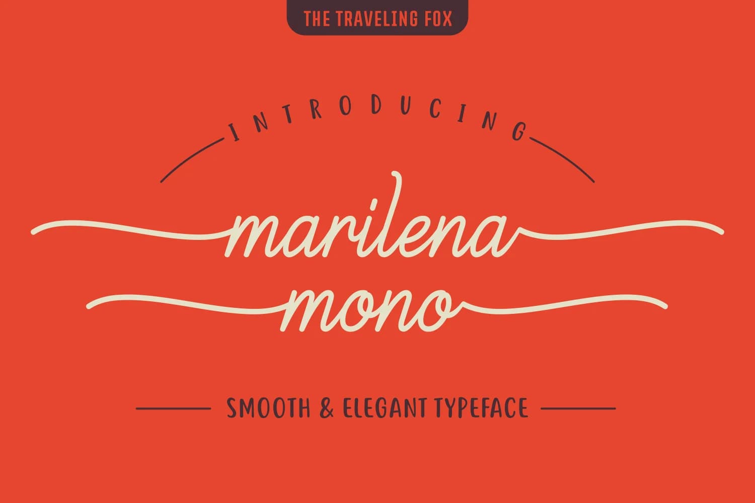 Marilena Mono Font by The Traveling Fox — Script Handwritten Font