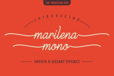 Marilena Mono Font by The Traveling Fox — Script Handwritten Font — thumbnail 1
