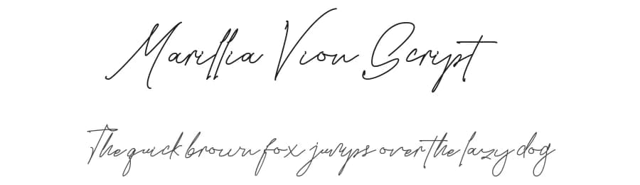 Marillia Vion Script by Typegenic Studio — Script Handwritten Font