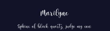 Marilyne by Silverdav Studio — Script Handwritten Font — thumbnail 2