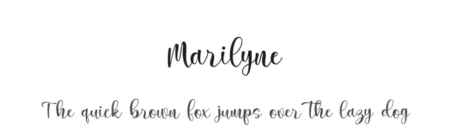 Marilyne by Silverdav Studio — Script Handwritten Font