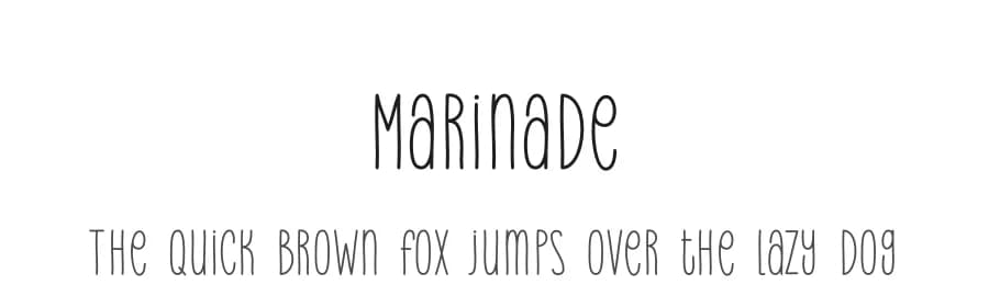 Marinade by Toko Laris Djaja — Script Handwritten Font