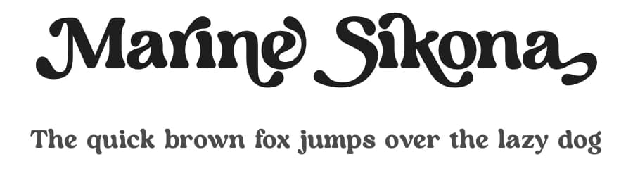 Marine Sikona by BrandSemut — Serif Font