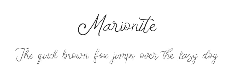 Marionite by ReyreyBlue — Script Handwritten Font