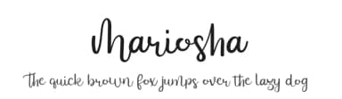 Mariosha by Yan Studio — Script Handwritten Font — thumbnail 1