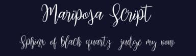 Mariposa Script by Luthfy Darsa — Script Handwritten Font — thumbnail 2