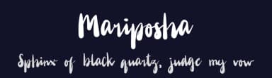 Mariposha by Jadatype — Script Handwritten Font — thumbnail 2