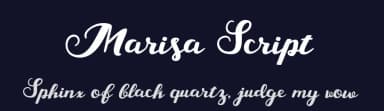 Marisa Script by ijem — Script Handwritten Font — thumbnail 2