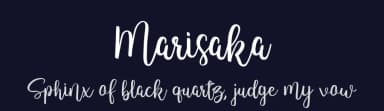 Marisaka by Yan Studio — Script Handwritten Font — thumbnail 2
