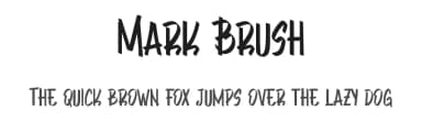 Mark Brush by Modestype Studio — Script Handwritten Font — thumbnail 1