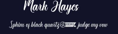 Mark Hayes by NihStudio — Script Handwritten Font — thumbnail 2