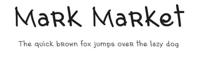 Mark Market by Adega Design — Script Handwritten Font