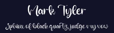 Mark Tyler by Staircase Studio — Script Handwritten Font — thumbnail 2