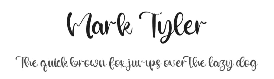 Mark Tyler by Staircase Studio — Script Handwritten Font