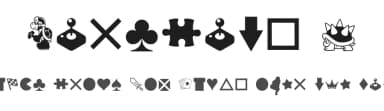 Markbats 8 by Edwin Vazquez — Dingbats Font — thumbnail 1