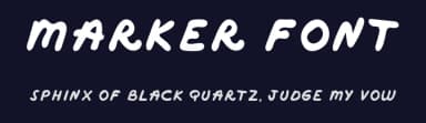 Marker Font by Krafti Lab — Script Handwritten Font — thumbnail 2