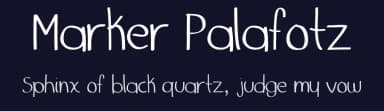 Marker Palafotz by Palafonts — Script Handwritten Font — thumbnail 2