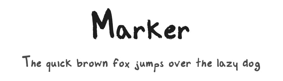 Marker by MeetDean — Script Handwritten Font