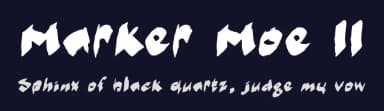 Marker Moe II by JOEBOB graphics — Script Handwritten Font — thumbnail 2