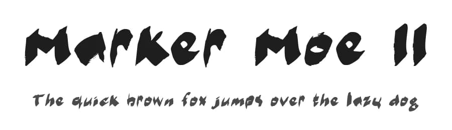 Marker Moe II by JOEBOB graphics — Script Handwritten Font