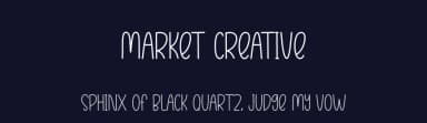 Market Creative by Scratchones — Script Handwritten Font — thumbnail 2