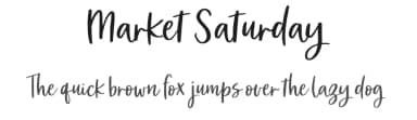 Market Saturday by FontBoutique — Script Handwritten Font — thumbnail 1