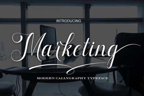 Marketing Font by art design — Script Handwritten Font