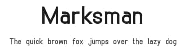 Marksman by Geronimo Font Studios — Sans Serif Font — thumbnail 1