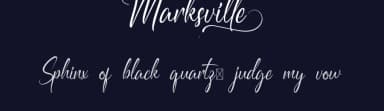 Marksville by Noah Type — Script Handwritten Font — thumbnail 2