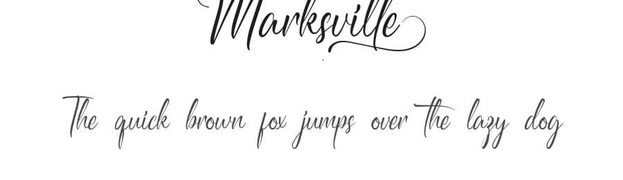Marksville by Noah Type — Script Handwritten Font