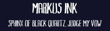 Markus Ink by Ferran López — Script Handwritten Font — thumbnail 2