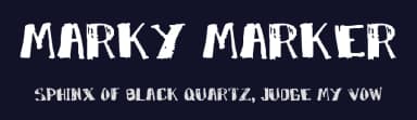 Marky Marker by deFaced — Script Handwritten Font — thumbnail 2
