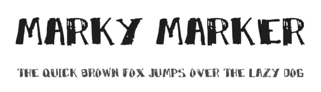 Marky Marker by deFaced — Script Handwritten Font
