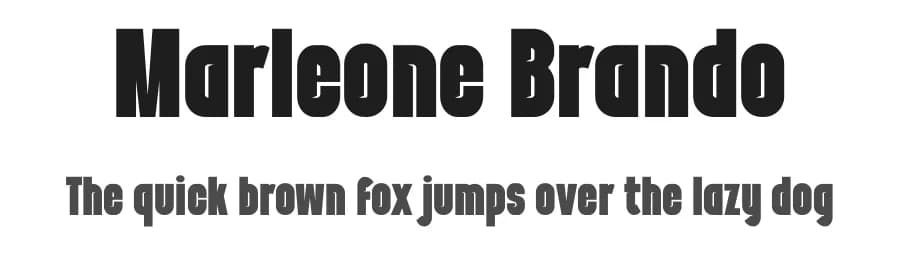 Marleone Brando by Ikiiko Type — Sans Serif Font