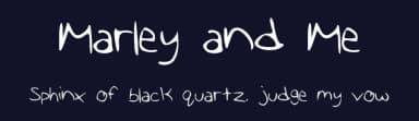 Marley and Me by Annie Cresta — Script Handwritten Font — thumbnail 2