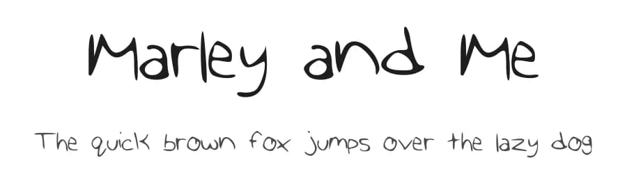 Marley and Me by Annie Cresta — Script Handwritten Font