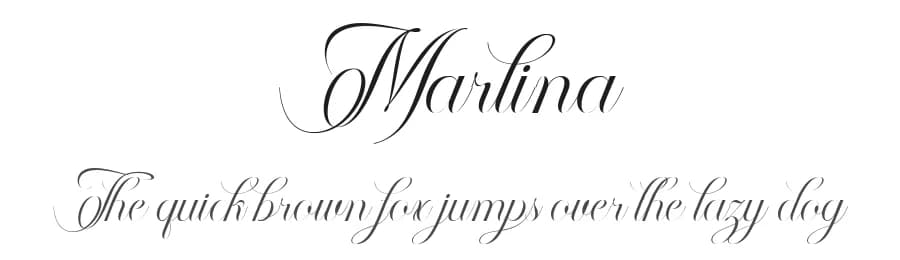 Marlina by Mustakim - — Script Handwritten Font