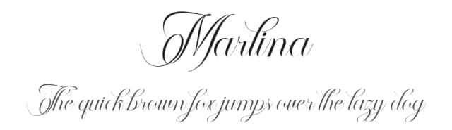 Marlina by Mustakim - — Script Handwritten Font
