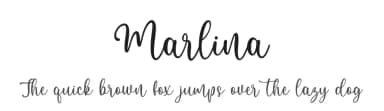 Marlina by Revo Farisky — Script Handwritten Font — thumbnail 1