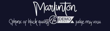Marlinton by NihStudio — Script Handwritten Font — thumbnail 2