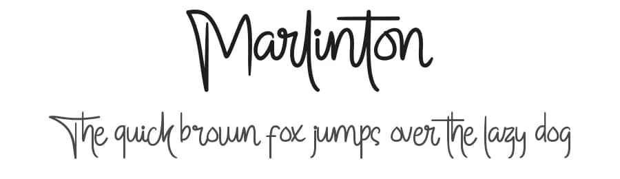 Marlinton by NihStudio — Script Handwritten Font