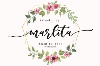 Marlita Font by Abodaniel — Script Handwritten Font — thumbnail 1
