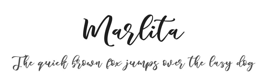 Marlita by Abo Daniel Studio — Script Handwritten Font