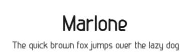 Marlone by Rico Rifa'i — Sans Serif Font — thumbnail 1