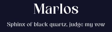 Marlos by Sronstudio — Serif Font — thumbnail 2