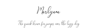 Marlyana by Letterena Studios — Script Handwritten Font — thumbnail 1