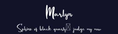 Marlyn by Craft Supply Co. — Script Handwritten Font — thumbnail 2
