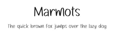 Marmots by Aisyah — Script Handwritten Font — thumbnail 1
