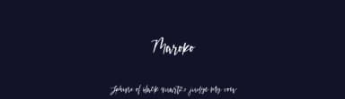Maroko by Mariyana — Script Handwritten Font — thumbnail 2